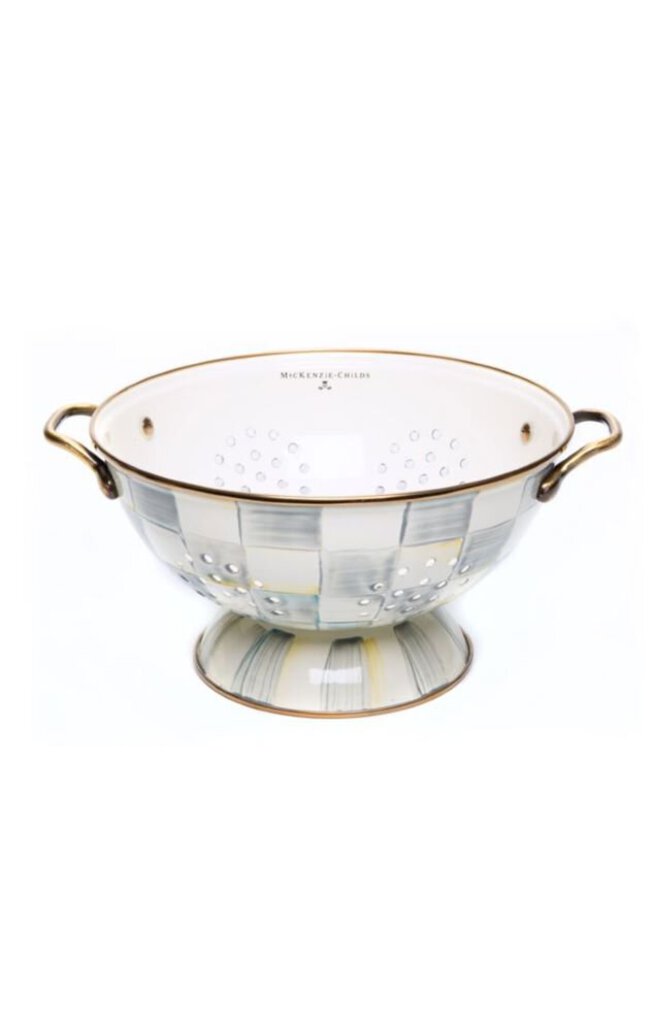 STERLING CHECK LARGE COLANDER