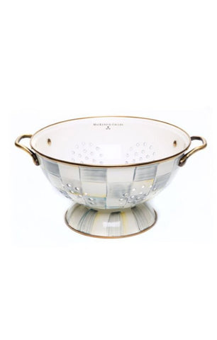 STERLING CHECK LARGE COLANDER