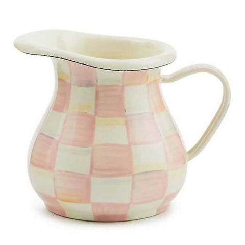 ROSY CHECK ENAMEL CREAMER