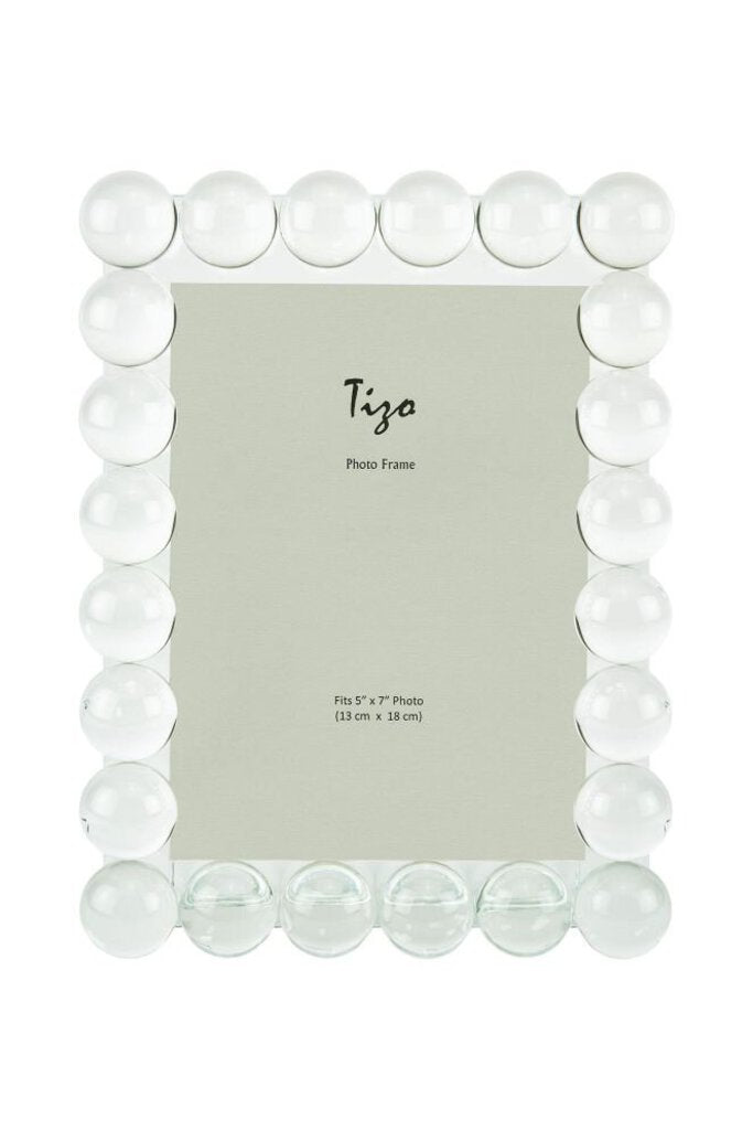 4X6 CRYSTAL GLASS FRAME SINGLE BALL