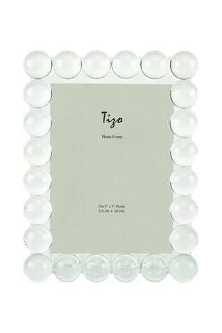 4X6 CRYSTAL GLASS FRAME SINGLE BALL