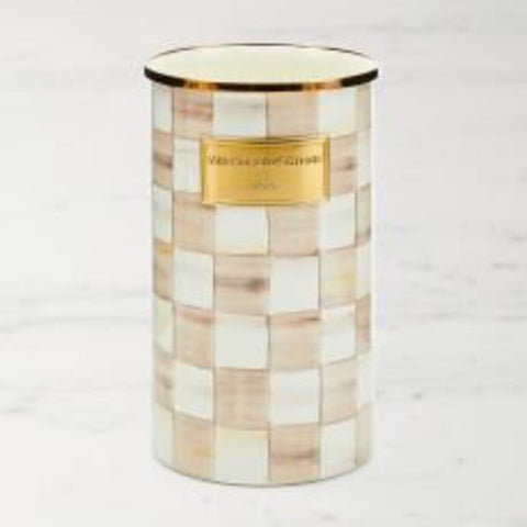MOCHA CHECK UTENSIL HOLDER