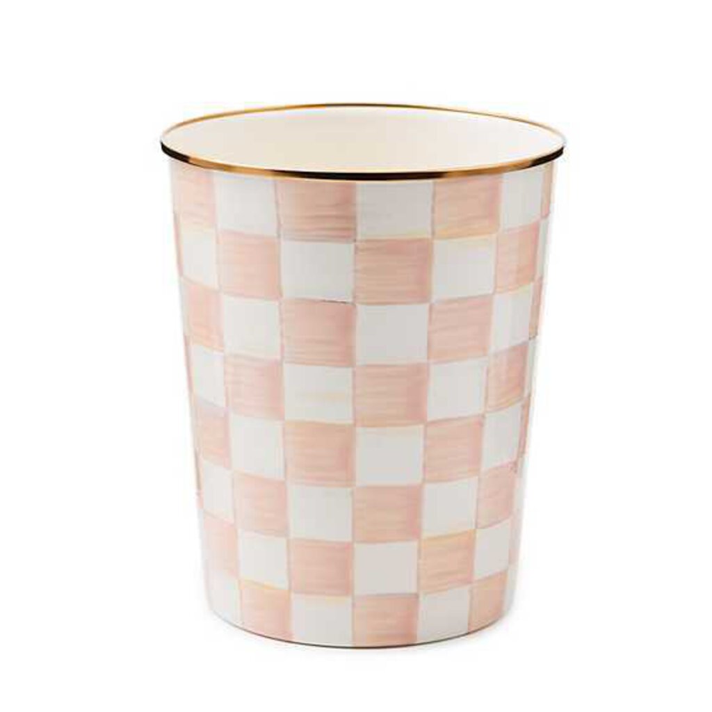 Rosy check waste bin
