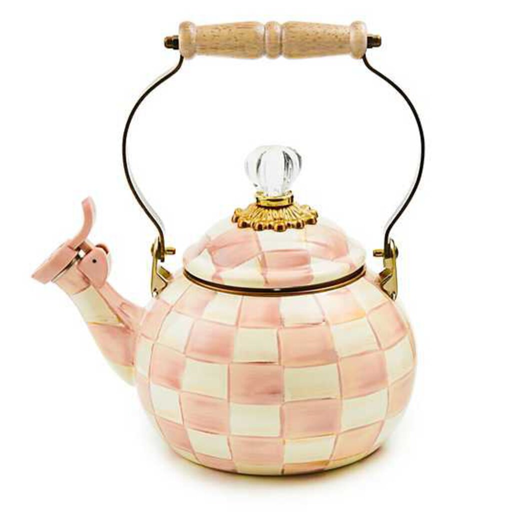 Rosy Check Whistling Tea Kettle