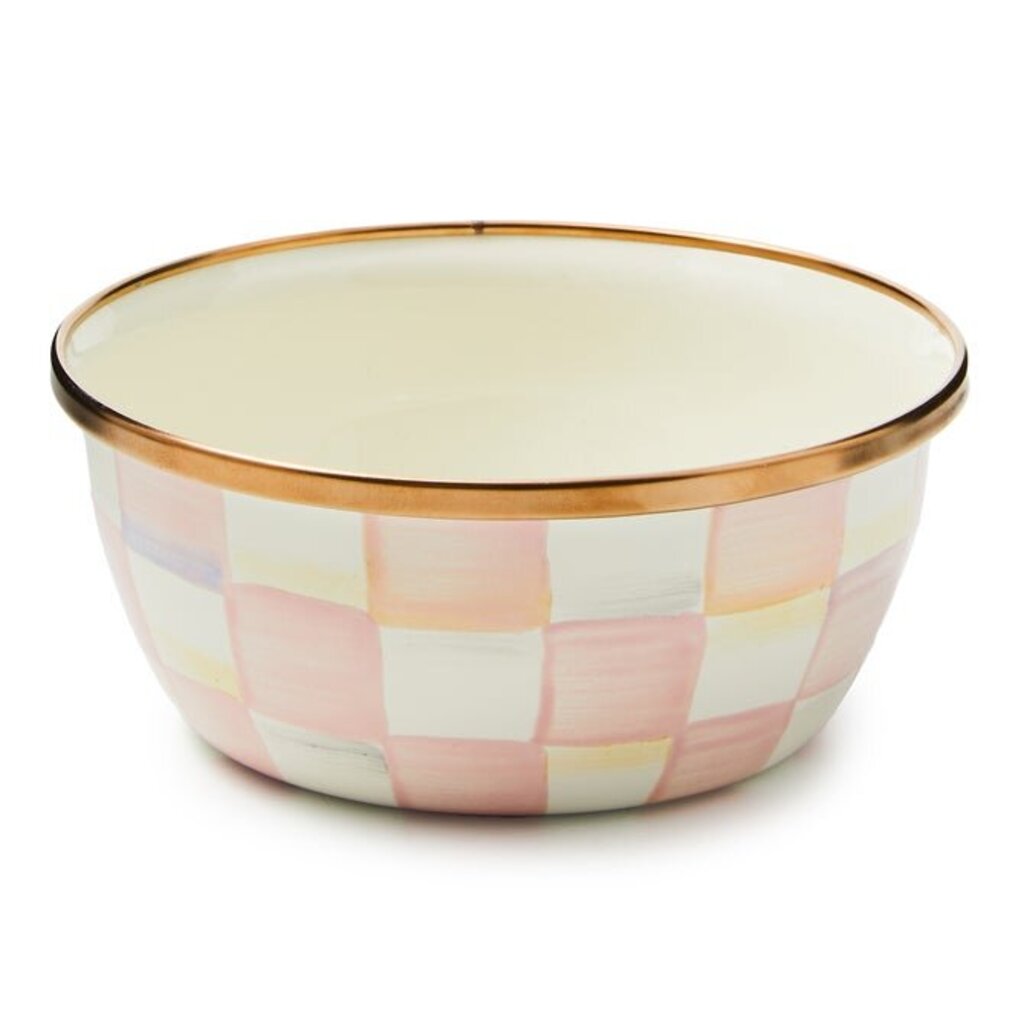 ROSY CHECK PINCH BOWL