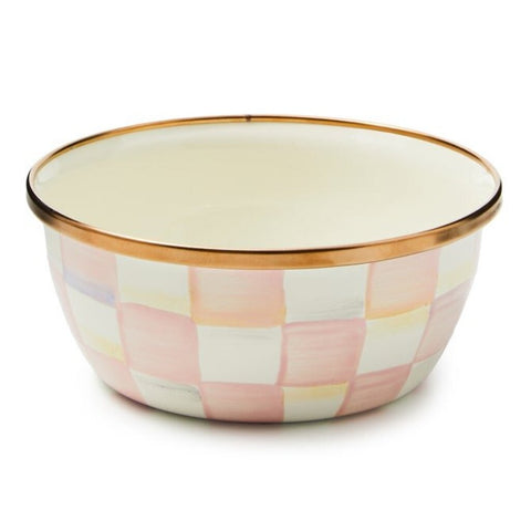 ROSY CHECK PINCH BOWL