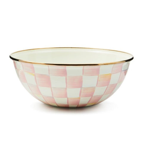 ROSY CHECK EVERYDAY BOWL MEDIUM