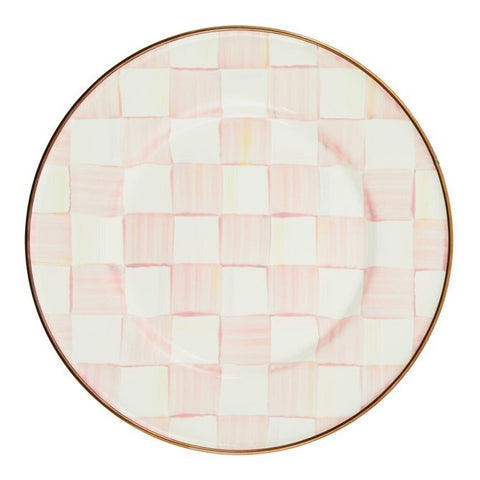 ROSY CHECK SALAD/DESSERT PLATE