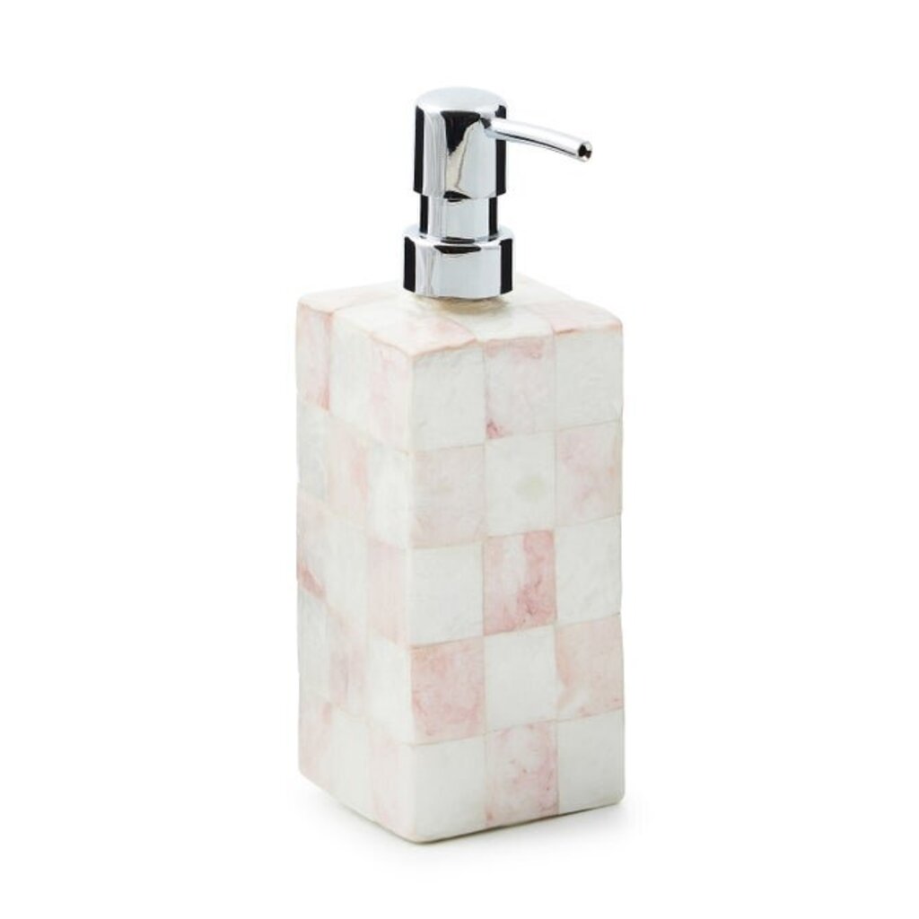 ROSY CHECK CAPIZ SOAP PUMP
