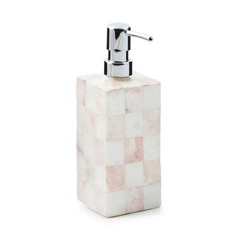 ROSY CHECK CAPIZ SOAP PUMP
