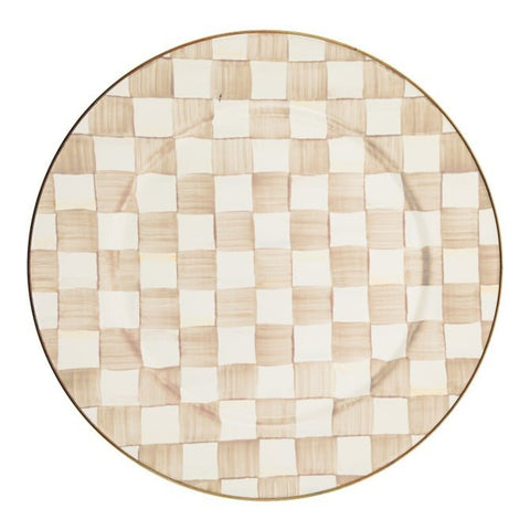 MOCHA CHECK SERVING PLATTER