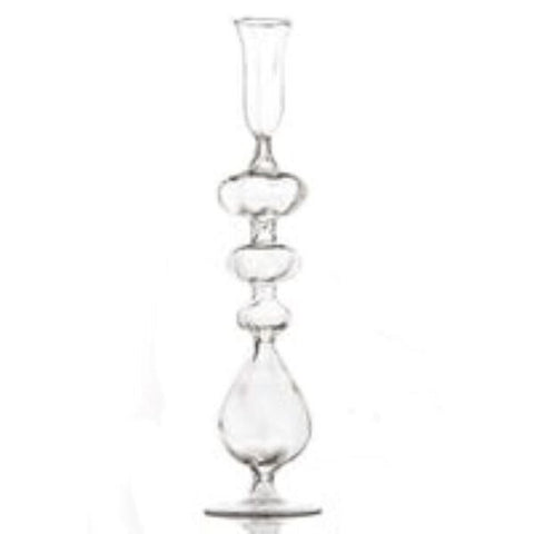 710477 - CANDLESTICK CLEAR BALL VASE